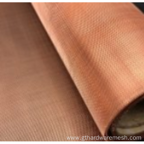 Red copper custom wire mesh roll